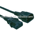 IEC macho a Iec hembra power cables cables C13 c14 monitor plomo